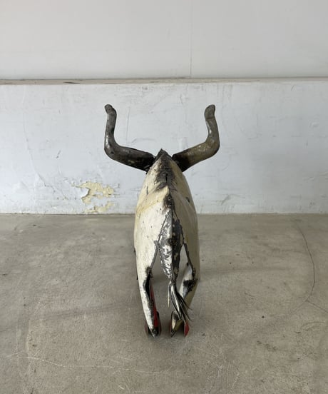 RECYCLE METAL  BULL SMALL -2