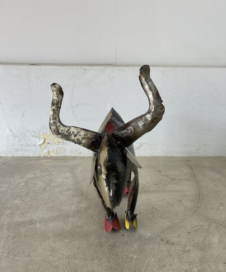 RECYCLE METAL  BULL SMALL -1