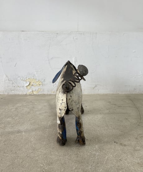 RECYCLE METAL  DOG SMALL