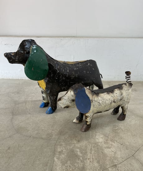 RECYCLE METAL  DOG SMALL