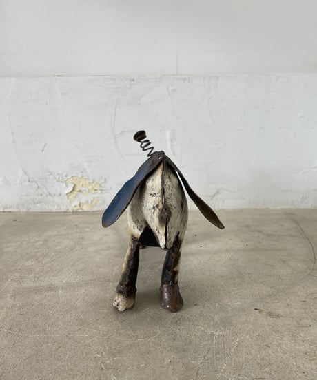 RECYCLE METAL  DOG SMALL