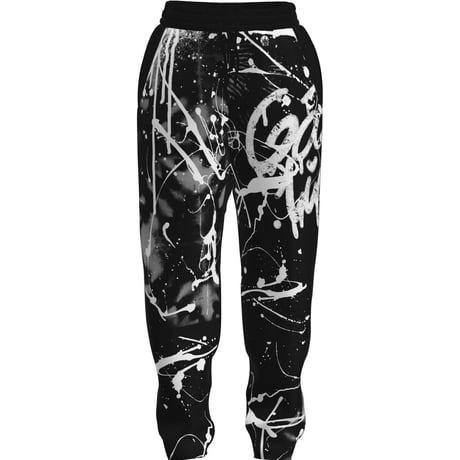 パンツ UME-T0009CB 黒地Ｆ白柄 ✨台湾からお取寄せ可能な商品