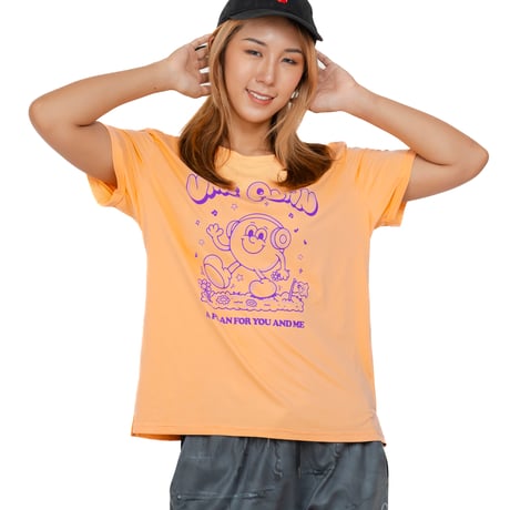 トップス UME-S0024PO ロールアップＴシャツ