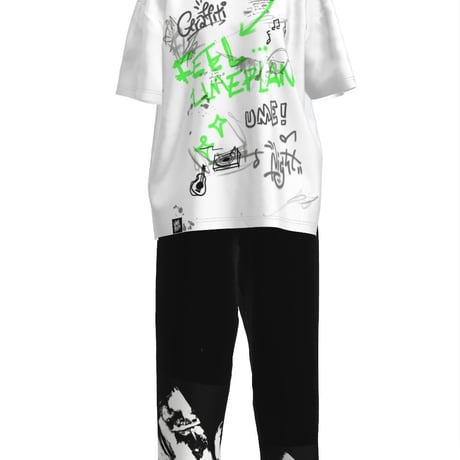 トップス UME-S0025W ホワイトＴシャツ ✨台湾からお取寄せ可能な商品