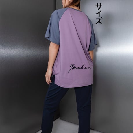 トップス UME-S0030P ツートン色Ｔシャツ ✨台湾から台湾からお取寄せ可能な商品