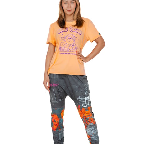トップス UME-S0024PO ロールアップＴシャツ