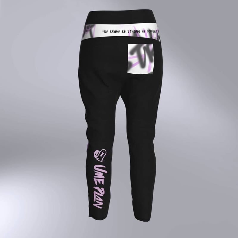 ボトムス UME-T0003CP パープル柄 ✨台湾からお取寄せ可能な商品