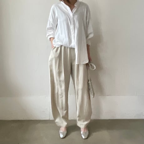 【blue再入荷】summer morocco pants / ivory, black, beige, blue