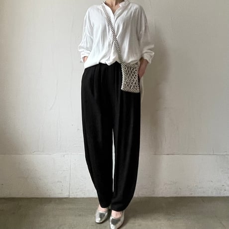 【blue再入荷】summer morocco pants / ivory, black, beige, blue