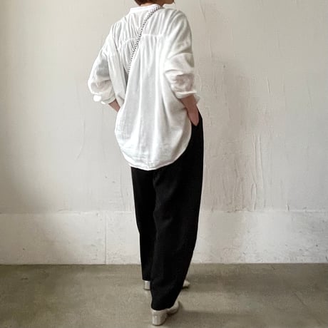 【blue再入荷】summer morocco pants / ivory, black, beige, blue