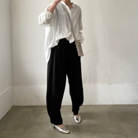 【blue再入荷】summer morocco pants / ivory, black, beige, blue
