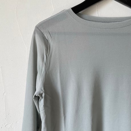 【再入荷】sheer l/s t-shirt / off white, lt.grey, black