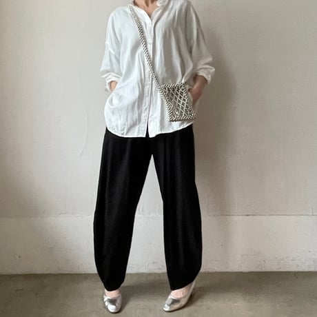 【blue再入荷】summer morocco pants / ivory, black, beige, blue