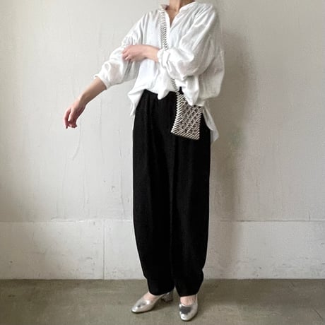 【blue再入荷】summer morocco pants / ivory, black, beige, blue