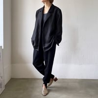 【再入荷】slit knit pants / ecru, black