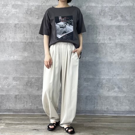 【blue再入荷】summer morocco pants / ivory, black, beige, blue