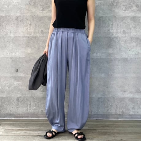 【blue再入荷】summer morocco pants / ivory, black, beige, blue