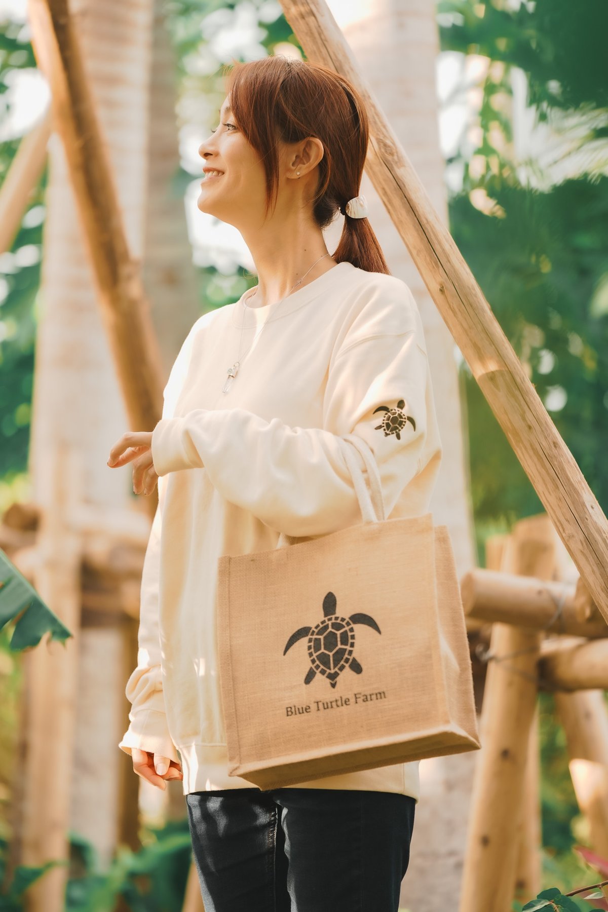 grin タートルニット ブルーベリー&amp;トートバッグ/北欧暮らしの道具店 grin/グリン/タートルネックニット - 北欧、暮らしの道具店