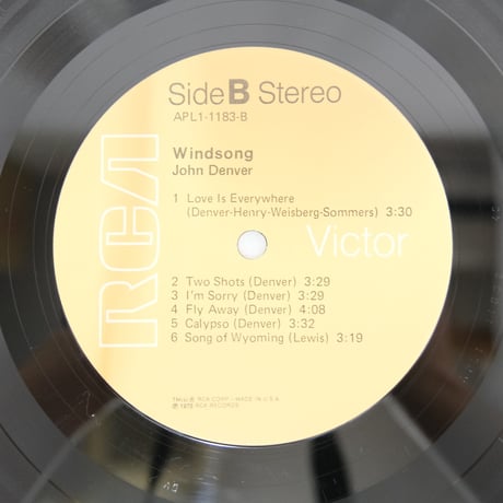 輸入盤　ジョン・テンバー/Windsong　APL1-1183　【中古】