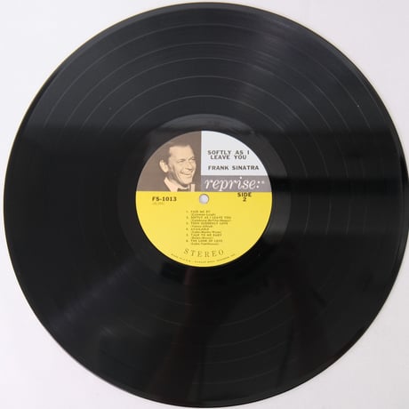 輸入盤　フランク・シナトラ/SOFTLY AS I LEAVE YOU　FS-1013　【中古】