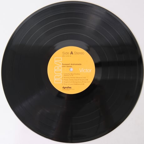 輸入盤　ジョン・テンバー/さらばアンドロメダ　APL1-0101　【中古】