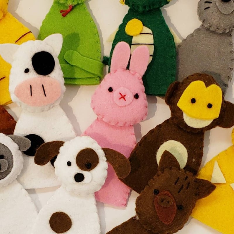 指人形 12干支セット フェルト素材 | So-netmo