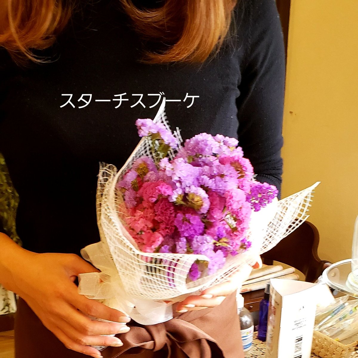 スターチス　ドライフラワー　ブーケ　花束 fit=scale-down,w=1200