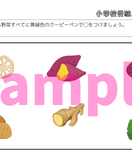 【小学校受験三つ星ドリル】「仲間分け・仲間探し 基礎・応用編」
