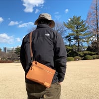 Be proof　レザーパッチ付サコッシュ　BP-1001