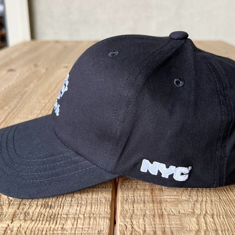 Comesandgoes NYS 6パネル キャップ ブラック COOPERSTOWN BALLCAP NY CAP | COMESANDGOES(カムズアンドゴーズ