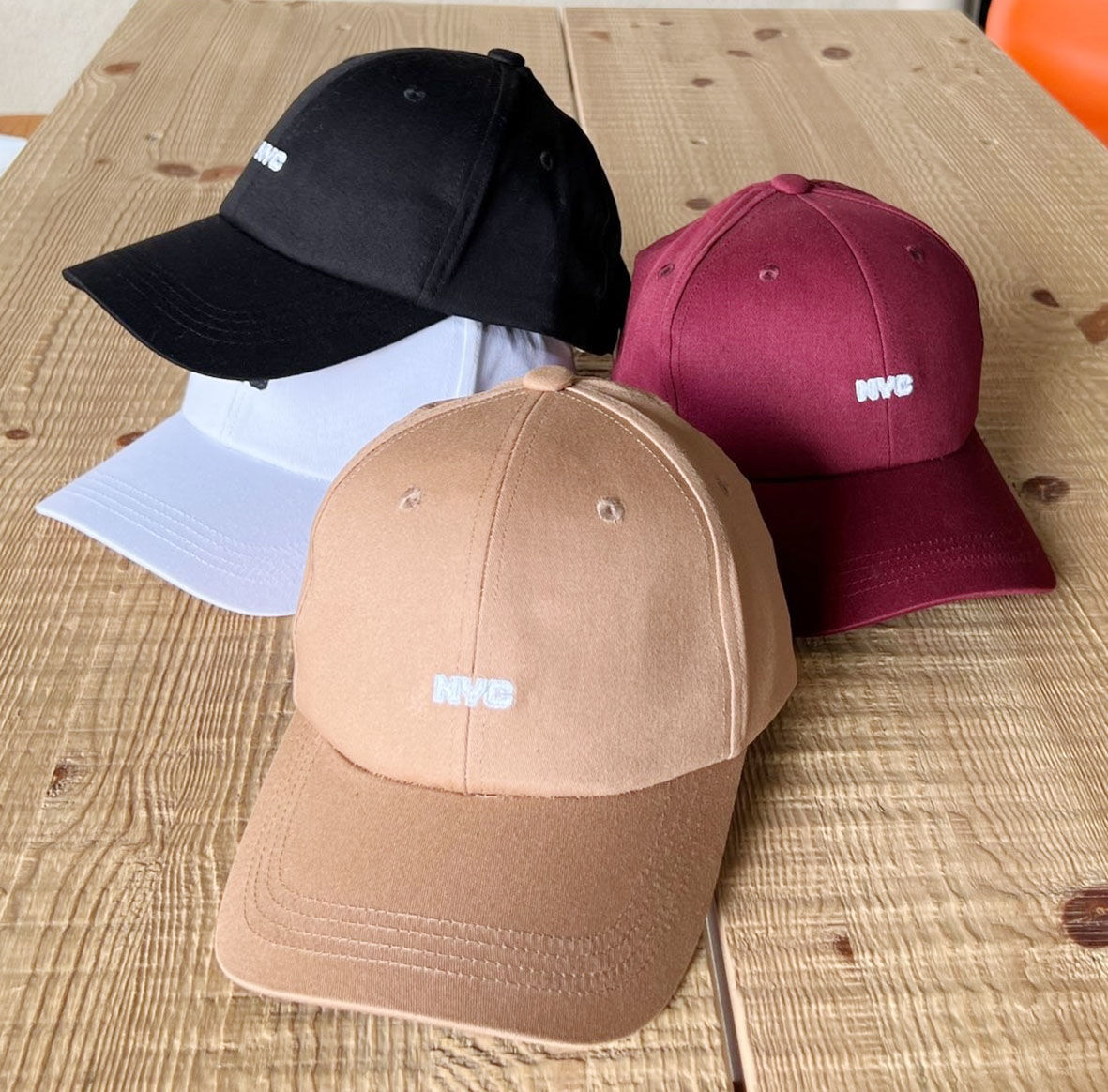 NYC ロゴ6パネルキャップ NYC-028 | SIDETRIP online