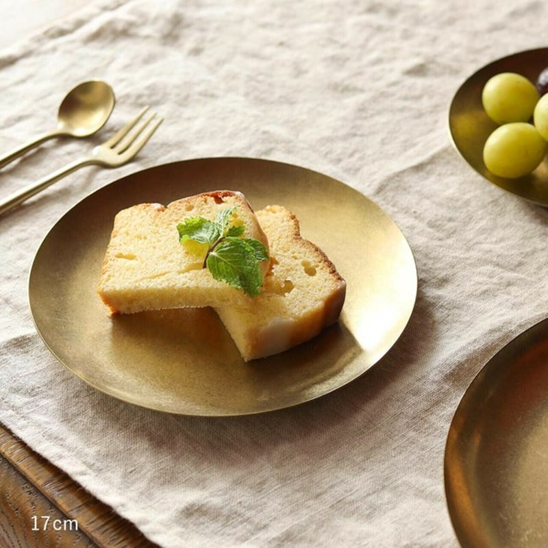 ステンレス ゴールドラウンドプレート | SALT(ソルト)公式インテリア