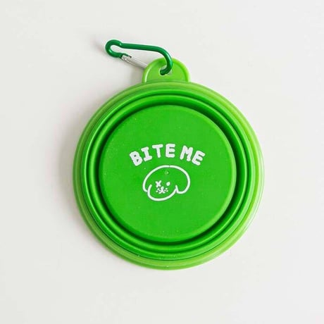 BITE ME お出かけ 折りたたみシリコンボウル