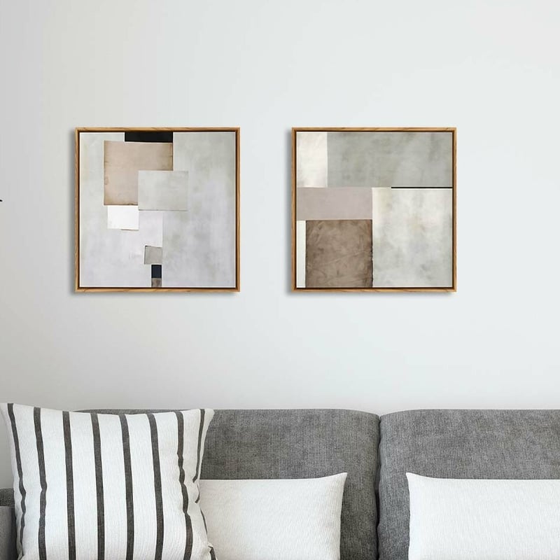 ミニマルモダンアートパネル2枚セットC | SALT(ソルト)公式インテリア