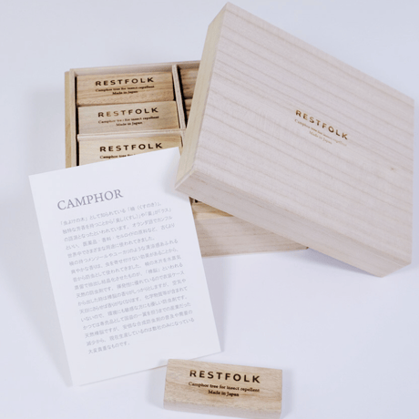 おしゃれな［防虫剤］カンフルツリーブロック 24pc