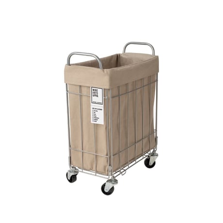 WIRE ARTS＆PRO FOLDING LAUNDRY BASKET with CASTER 28L SLIM / ランドリーバスケット