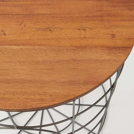 ペットの隠れ家にもなる バスケット テーブル