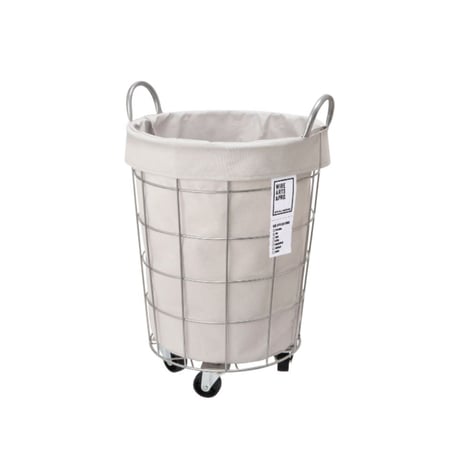 WIRE ARTS＆PRO LAUNDRY BASKET with CASTER 33L / ランドリーバスケット