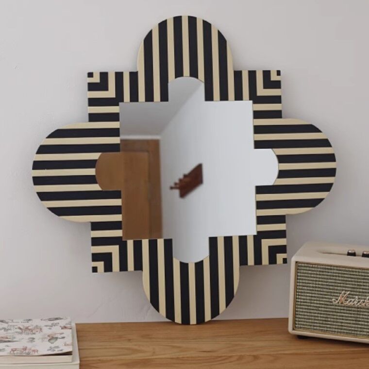 飾り用デコレーションミラー Amazon.co.jp: JGIVRFX ゴールドウォールミラー装飾、大型モダン