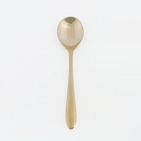 brass salad server スプーン