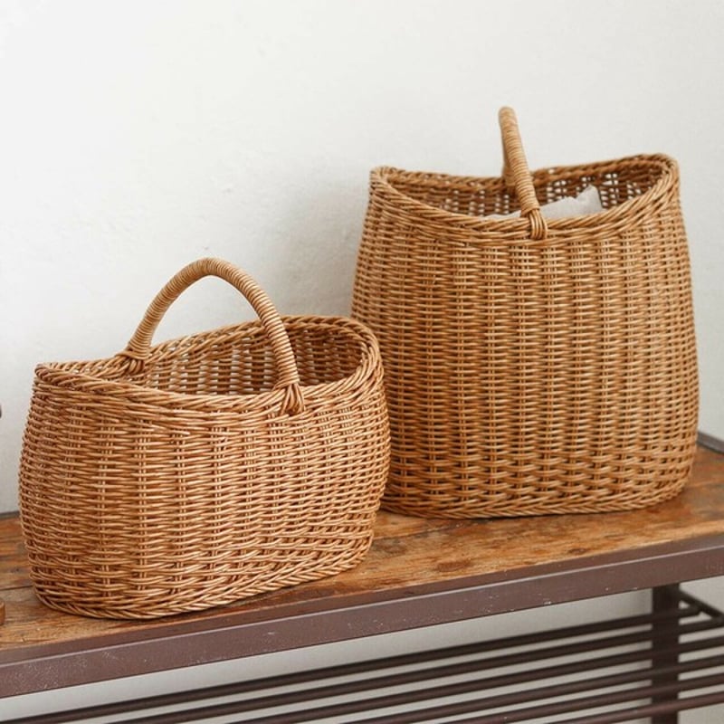 ラタンシリーズ ラウンドバスケット | SALT(ソルト)公式インテリア