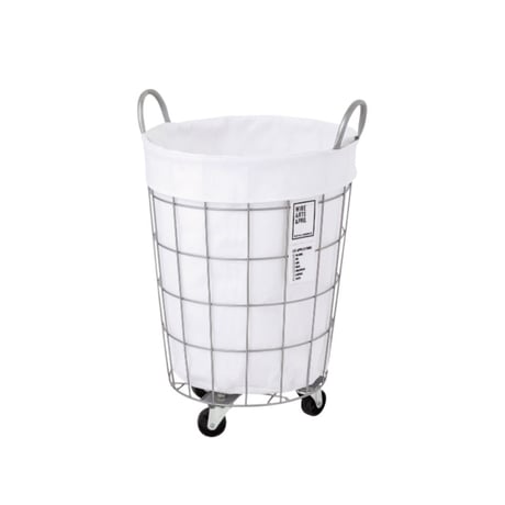 WIRE ARTS＆PRO LAUNDRY BASKET with CASTER 33L / ランドリーバスケット
