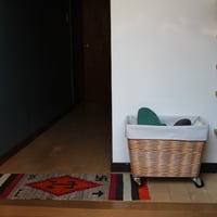 WILLOW LAUNDRY BASKET with CASTER 28L