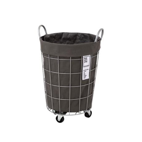 WIRE ARTS＆PRO LAUNDRY BASKET with CASTER 33L / ランドリーバスケット
