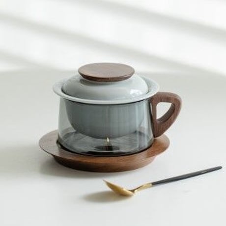 Nordic 茶こし付きガラスマグ