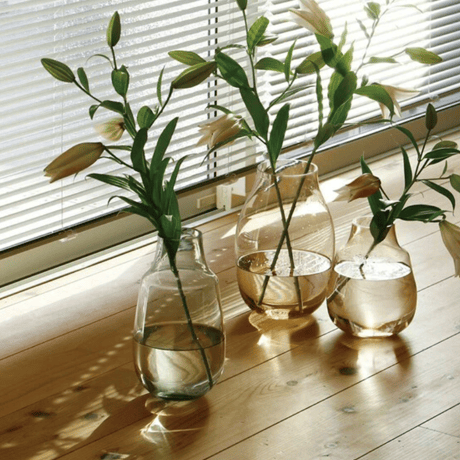 nuance glass フラワーベース -balance-