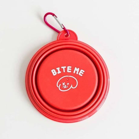 BITE ME お出かけ 折りたたみシリコンボウル