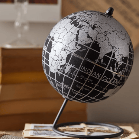 cork globe コルク製地球儀