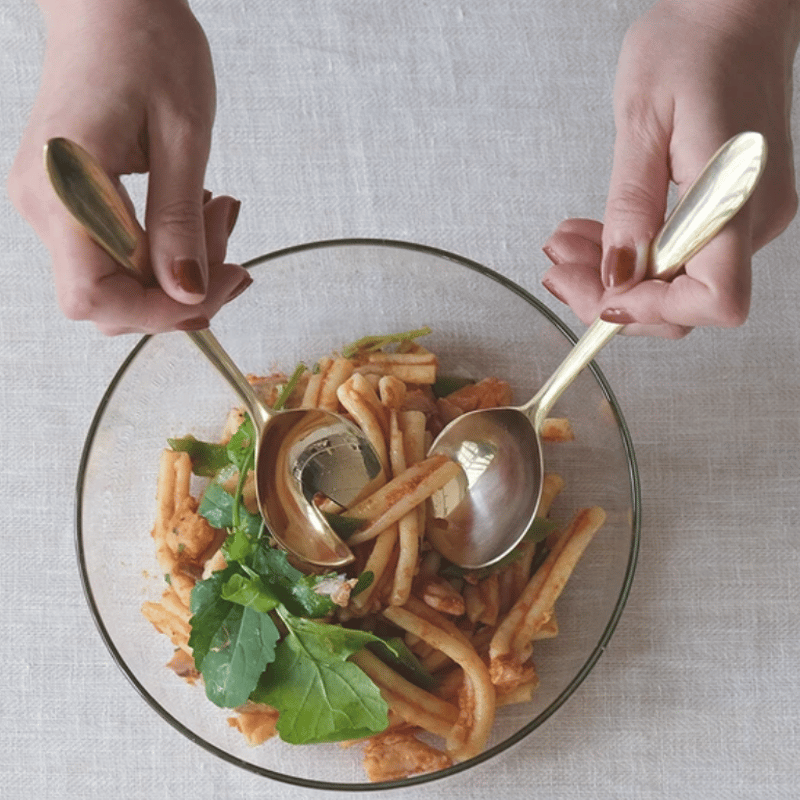 brass salad server 先割れスプーン | SALT(ソルト)公式インテリアオン