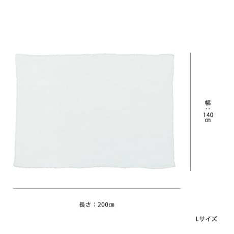 ナチュラルガーゼのリネンケット